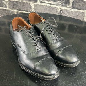 Allen Edmonds Black Park Avenue Cap Toe Oxford Formal Business Shoes - Size 6.5